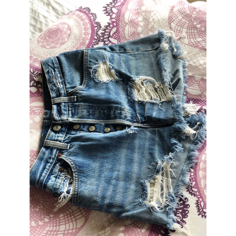 Vintage Levi Denim Cutoffs Size 0